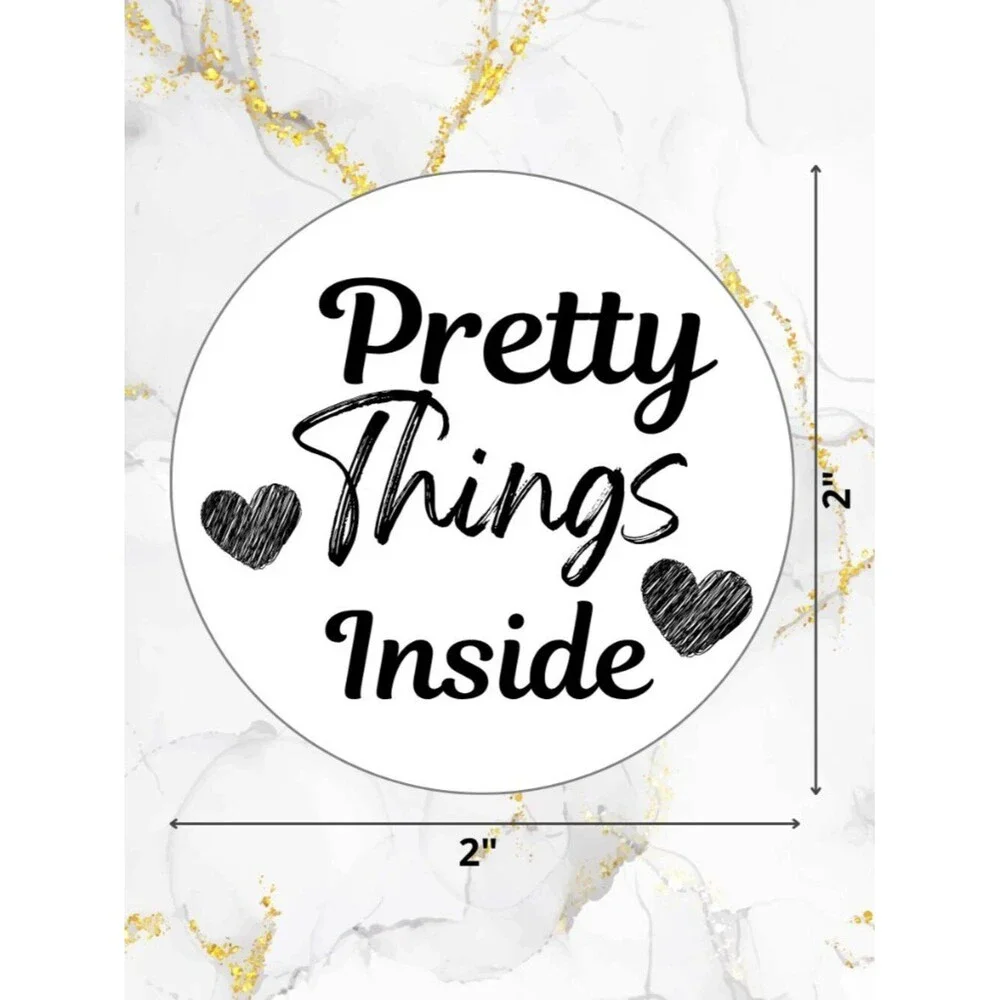 100 Thank you Stickers | Pretty Things Inside